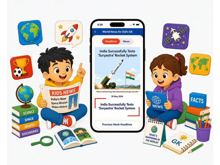 Kids studying with educational pictures