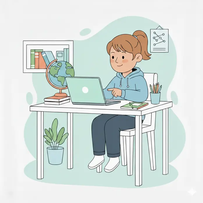 Family reading together